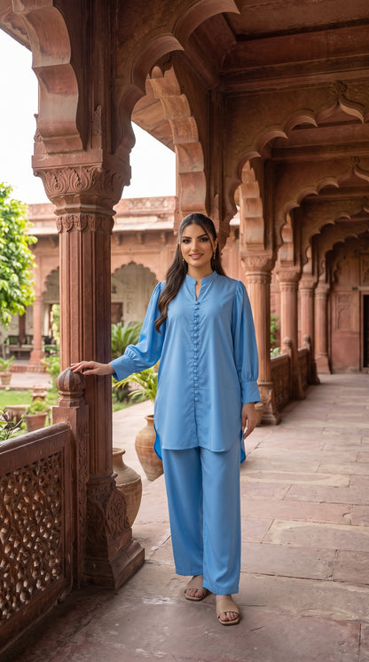 Women’s Imported Georgette 2-Piece Stitched Suit