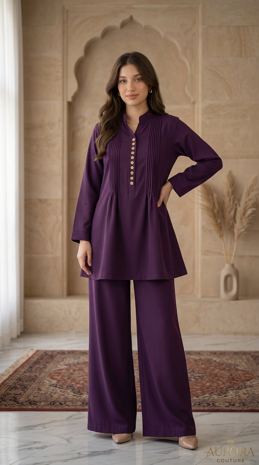 Premium Western Georgette Shirt & Flapper Set