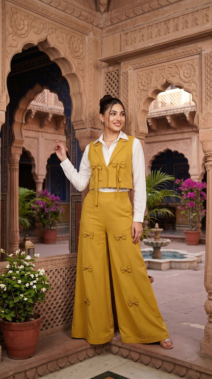 Women’s Imported Georgette 2-Piece Co-Ord Set